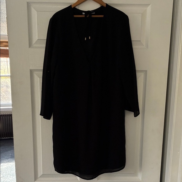 Naked Zebra Sheer Black Dress Size L - Picture 1 of 11